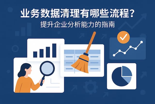 业务数据清理有哪些流程？提升企业分析能力的指南