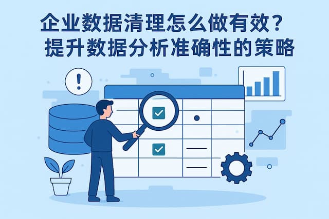 企业数据清理怎么做有效？提升数据分析准确性的策略