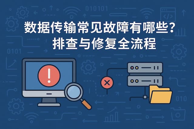 数据传输常见故障有哪些？排查与修复全流程