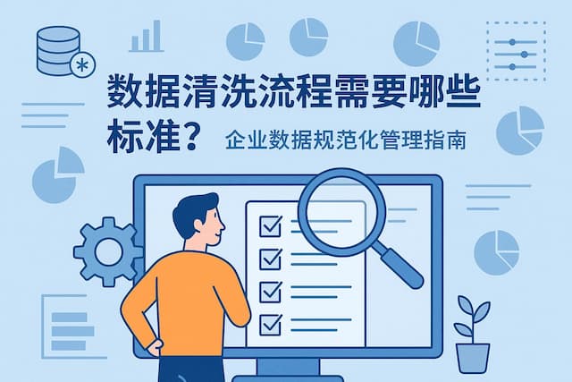数据清洗流程需要哪些标准？企业数据规范化管理指南