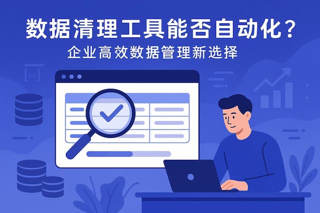 数据清理工具能否自动化？企业高效数据管理新选择
