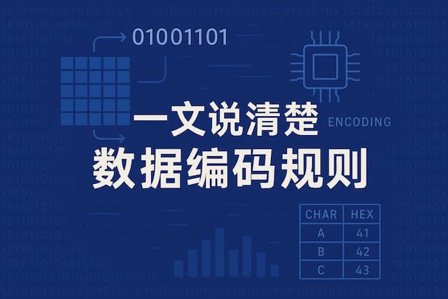 一文说清楚数据编码规则