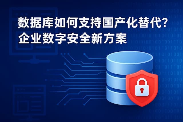 数据库如何支持国产化替代？企业数字安全新方案