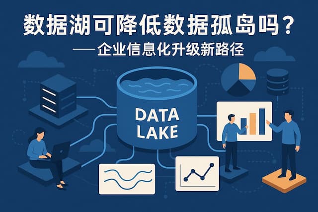 数据湖可降低数据孤岛吗？企业信息化升级新路径