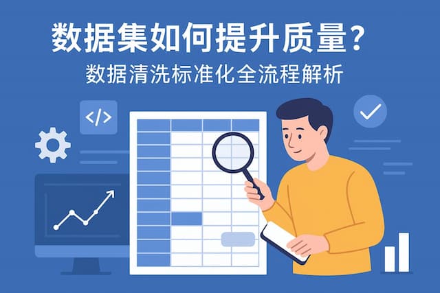 数据集如何提升质量？数据清洗标准化全流程解析