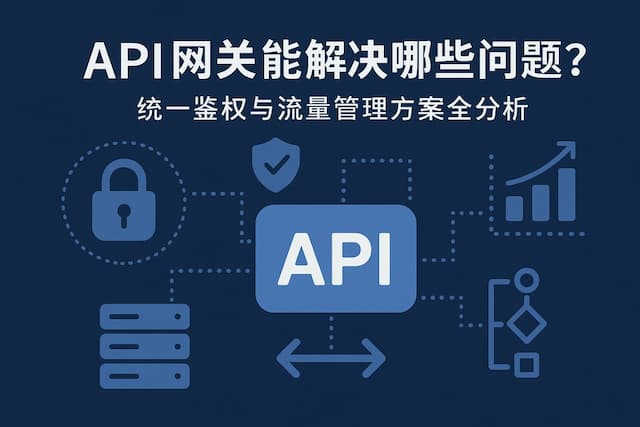 API网关能解决哪些问题？统一鉴权与流量管理方案全分析