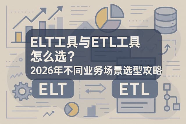 ELT工具与ETL工具怎么选？2026年不同业务场景选型攻略