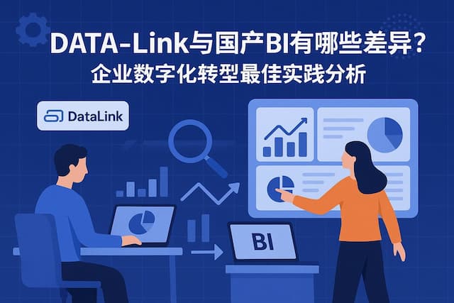 datalink与国产BI有哪些差异？企业数字化转型最佳实践分析