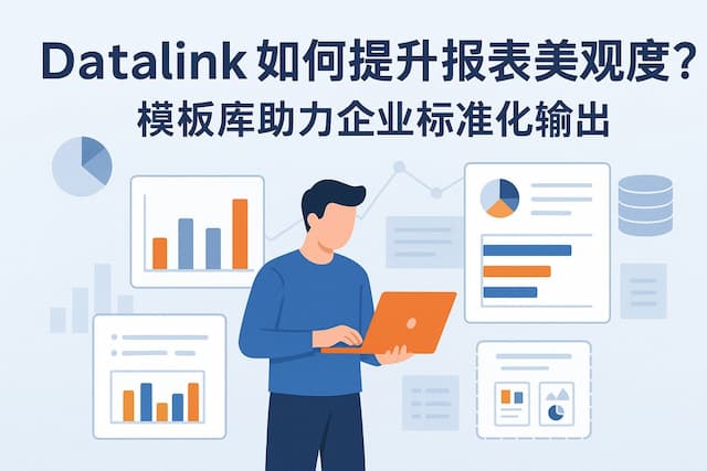datalink如何提升报表美观度？模板库助力企业标准化输出