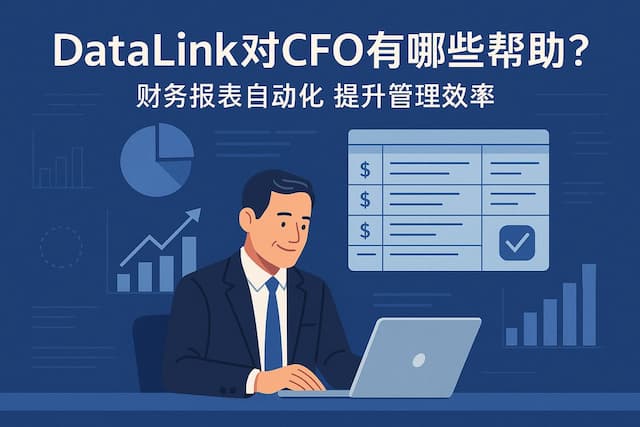 datalink对CFO有哪些帮助？财务报表自动化提升管理效率