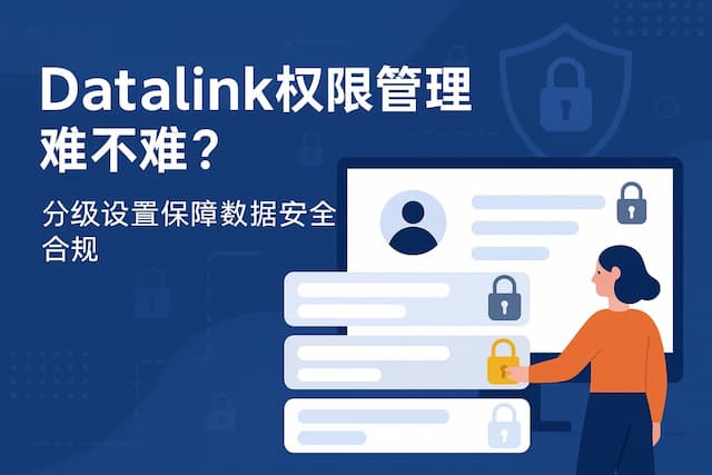 datalink权限管理难不难？分级设置保障数据安全合规