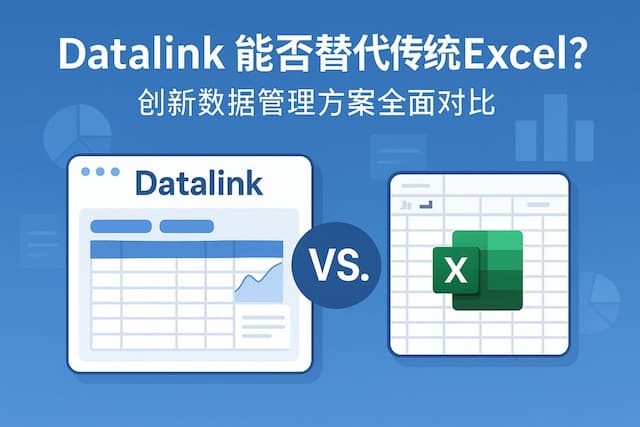 datalink能否替代传统Excel？创新数据管理方案全面对比