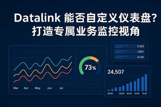 datalink能否自定义仪表盘？打造专属业务监控视角