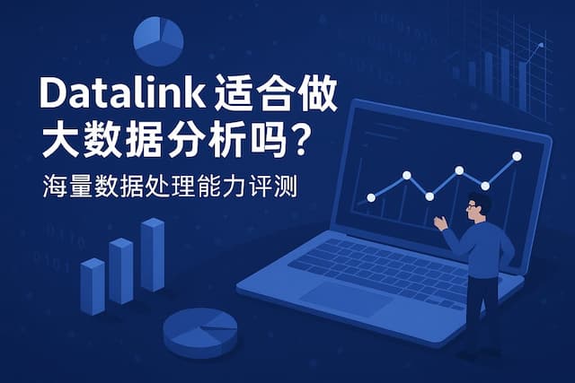 datalink适合做大数据分析吗？海量数据处理能力评测
