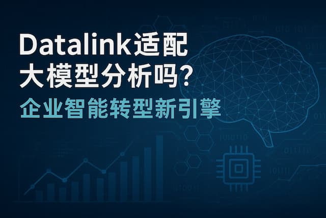 datalink适配大模型分析吗？企业智能转型新引擎